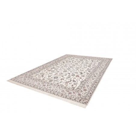 Tappeto Nain 6La Persia bianco azzurro 257x350