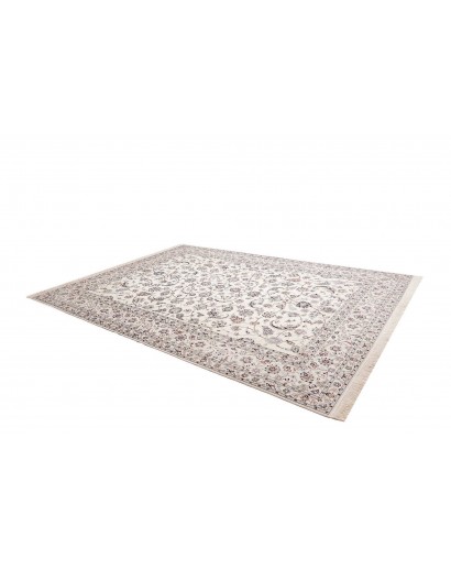Tappeto Nain 6La Persia bianco azzurro 257x350