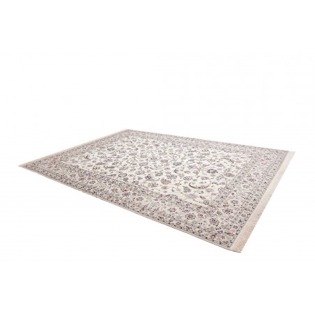 Tappeto Nain 6La Persia bianco azzurro 257x350