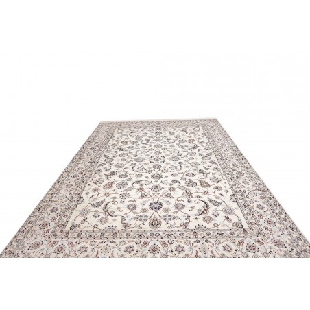Tappeto Nain 6La Persia bianco azzurro 257x350