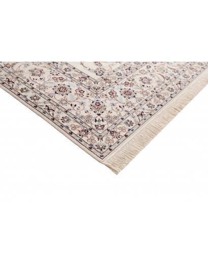 Tappeto Nain 6La Persia bianco azzurro 257x350