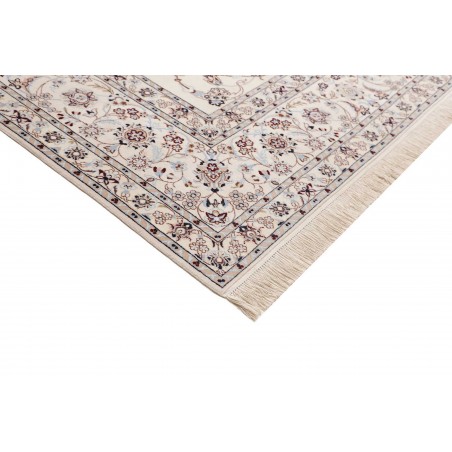 Tappeto Nain 6La Persia bianco azzurro 257x350