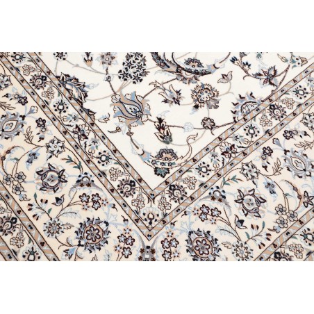 Tappeto Nain 6La Persia bianco grigio 258x356