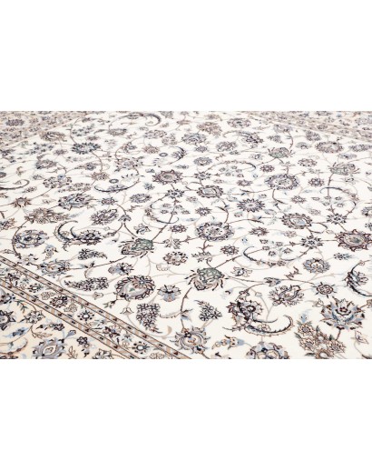 Tappeto Nain 6La Persia bianco grigio 258x356
