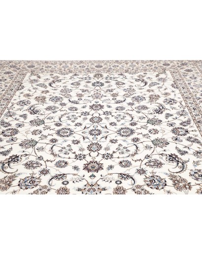 Tappeto Nain 6La Persia bianco grigio 258x356