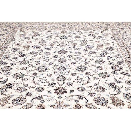 Tappeto Nain 6La Persia bianco grigio 258x356