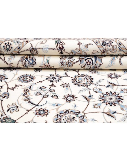 Tappeto Nain 6La Persia bianco grigio 258x356