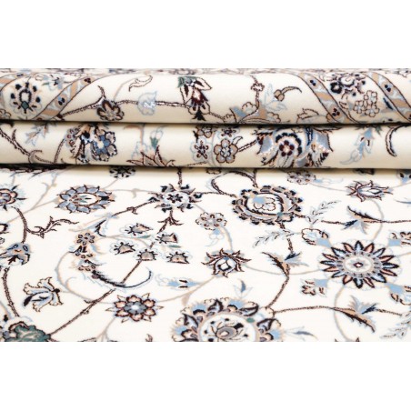 Tappeto Nain 6La Persia bianco grigio 258x356