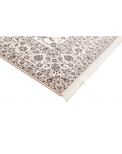 Tappeto Nain 6La Persia bianco grigio 251x356