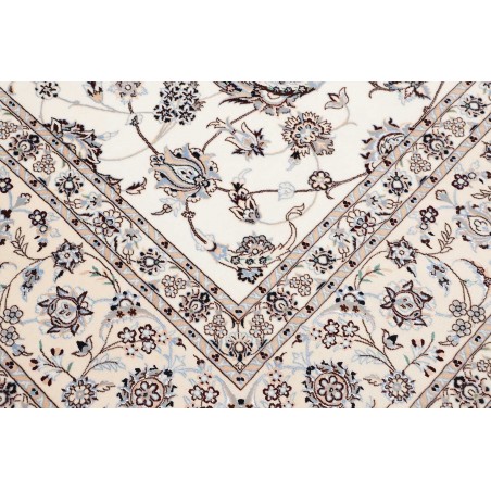 Tappeto Nain 6La Persia bianco grigio 251x356