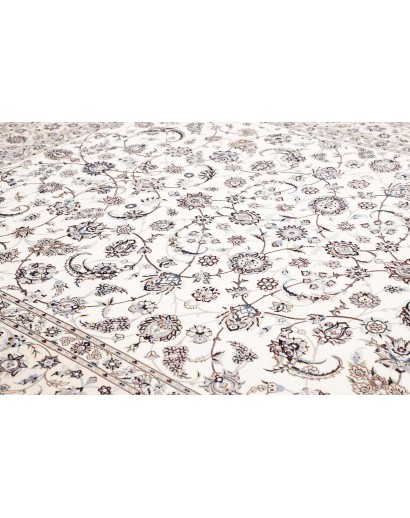 Tappeto Nain 6La Persia bianco grigio 251x356