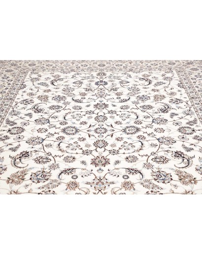 Tappeto Nain 6La Persia bianco grigio 251x356