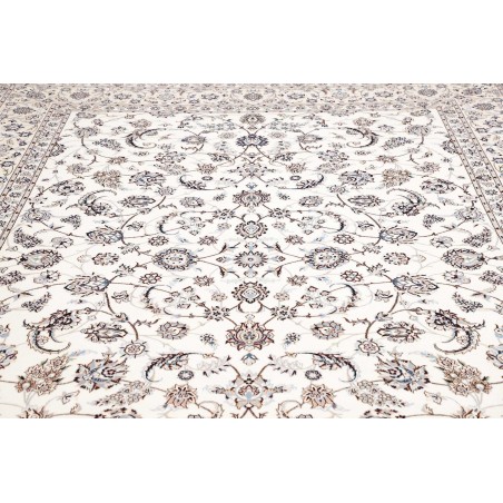 Tappeto Nain 6La Persia bianco grigio 251x356