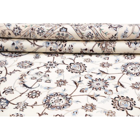 Tappeto Nain 6La Persia bianco grigio 251x356