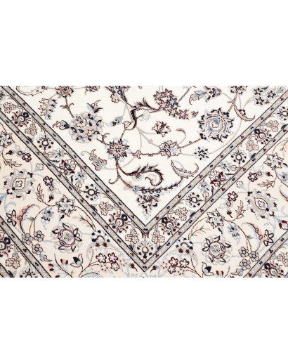 Tappeto Nain 6La Persia bianco grigio 211x306