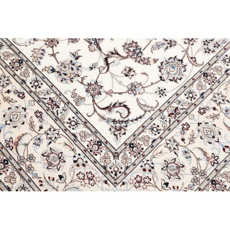 Tappeto Nain 6La Persia bianco grigio 211x306