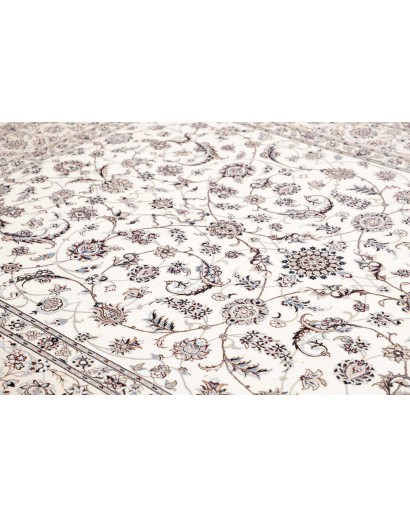 Tappeto Nain 6La Persia bianco grigio 211x306