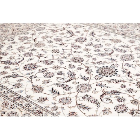 Tappeto Nain 6La Persia bianco grigio 211x306