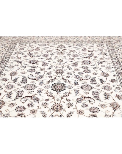 Tappeto Nain 6La Persia bianco grigio 211x306