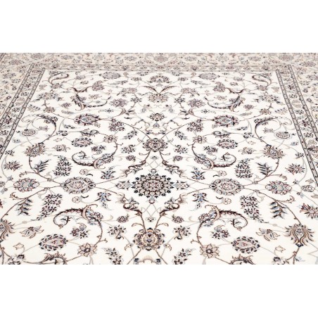 Tappeto Nain 6La Persia bianco grigio 211x306