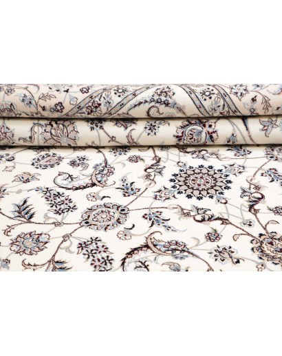 Tappeto Nain 6La Persia bianco grigio 211x306