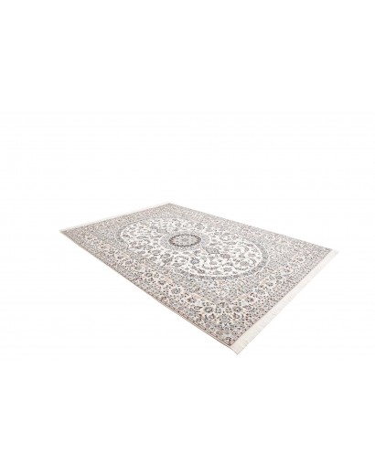 Tappeto Nain 6La Persia bianco grigio 211x303