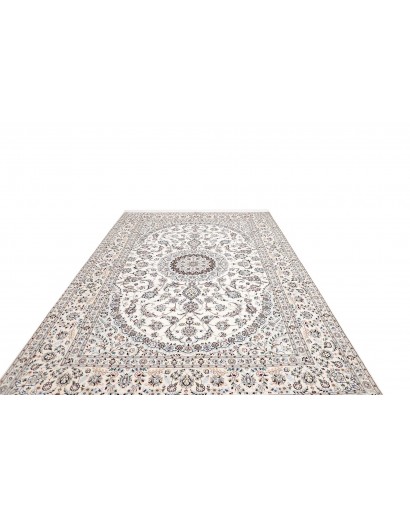 Tappeto Nain 6La Persia bianco grigio 211x303