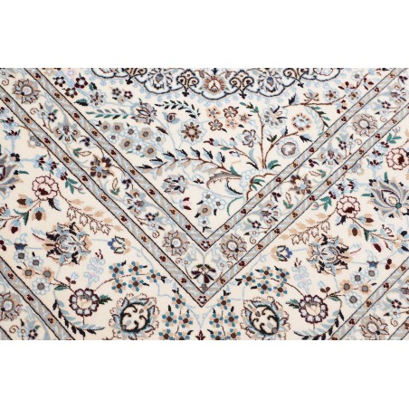 Tappeto Nain 6La Persia bianco grigio 211x303