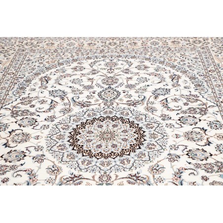 Tappeto Nain 6La Persia bianco grigio 211x303
