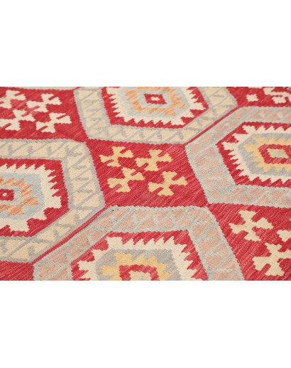 Tappeto Kilim Afghanistan beige giallo 142x200