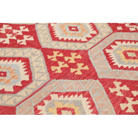 Tappeto Kilim Afghanistan beige giallo 142x200