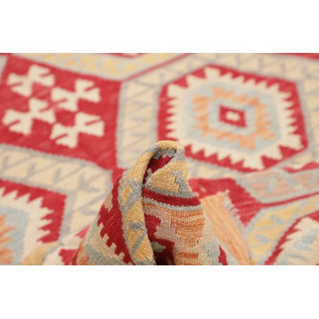 Tappeto Kilim Afghanistan beige giallo 142x200