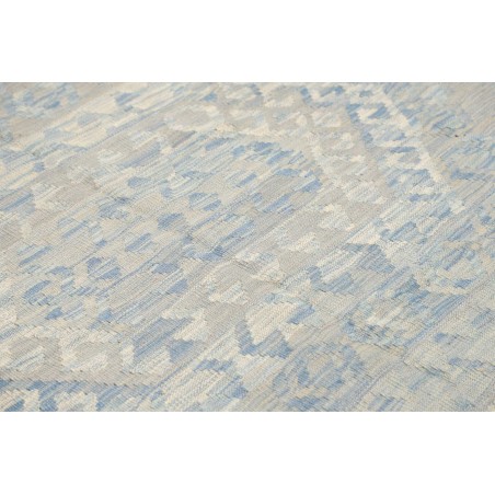 Tappeto Kilim Afghanistan beige azzurro 150x200