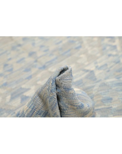 Tappeto Kilim Afghanistan beige azzurro 150x200