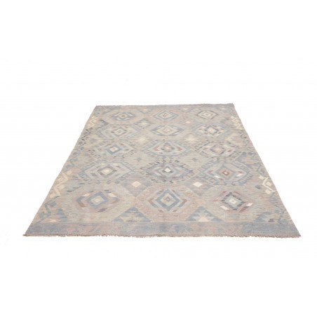 Tappeto Kilim Afghanistan beige grigio 152x198