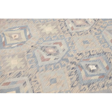 Tappeto Kilim Afghanistan beige grigio 152x198