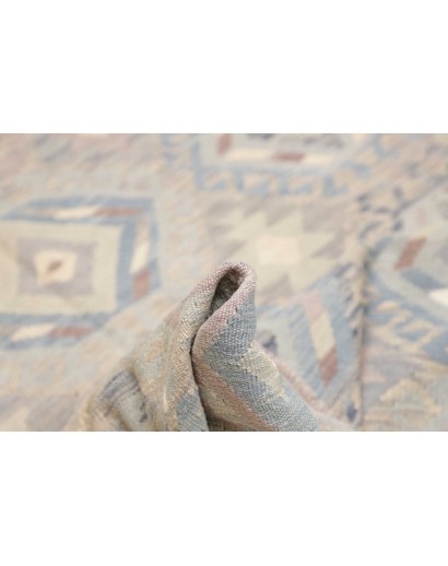 Tappeto Kilim Afghanistan beige grigio 152x198