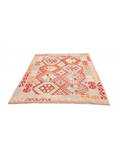 Tappeto Kilim Afghanistan giallo 153x195