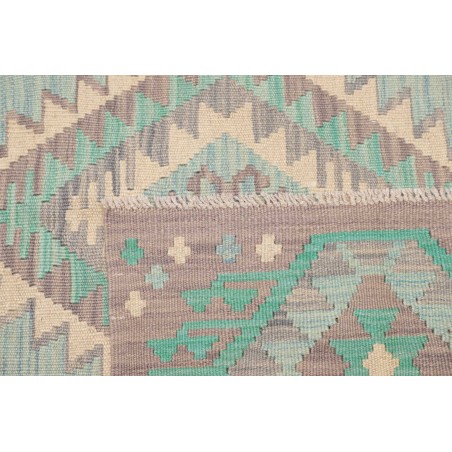 Tappeto Kilim Afghanistan beige verde 146x193