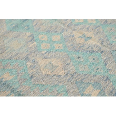 Tappeto Kilim Afghanistan azzurro 156x205