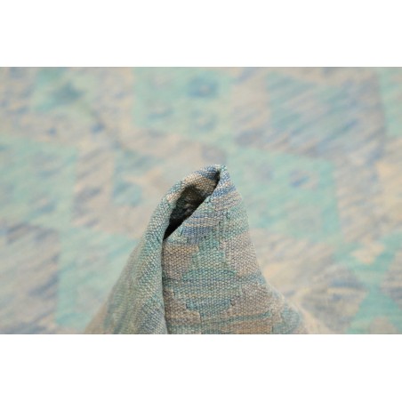 Tappeto Kilim Afghanistan azzurro 156x205