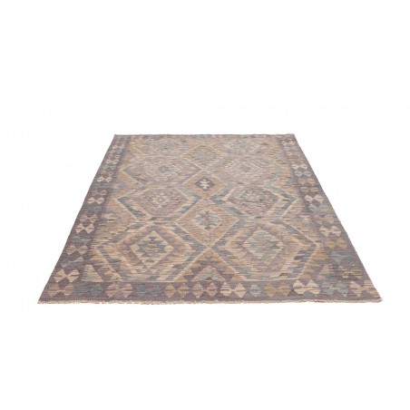 Tappeto Kilim Afghanistan azzurro bianco 153x205