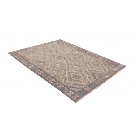 Tappeto Kilim Afghanistan azzurro bianco 153x205