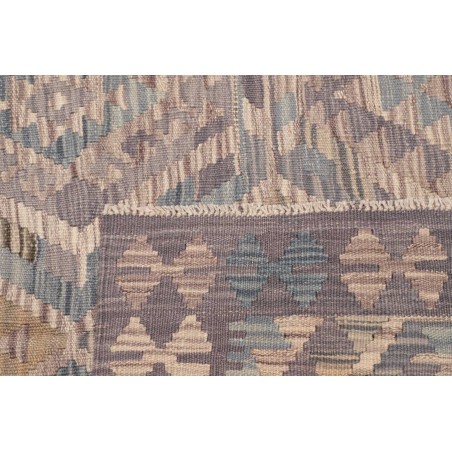 Tappeto Kilim Afghanistan azzurro bianco 153x205