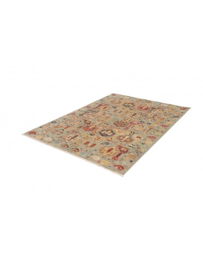 Tappeto Tribal Pakistan marrone grigio 148x186