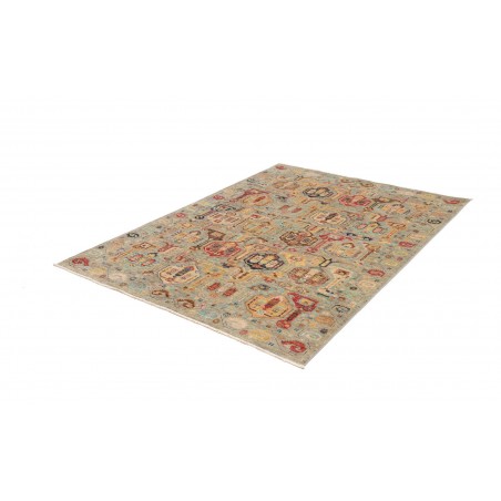 Tappeto Tribal Pakistan marrone grigio 148x186