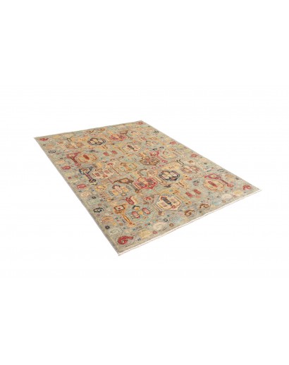 Tappeto Tribal Pakistan marrone grigio 148x186