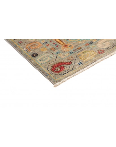 Tappeto Tribal Pakistan marrone grigio 148x186
