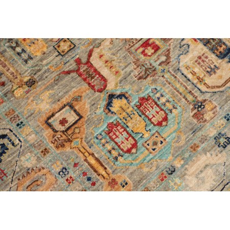 Tappeto Tribal Pakistan marrone grigio 148x186