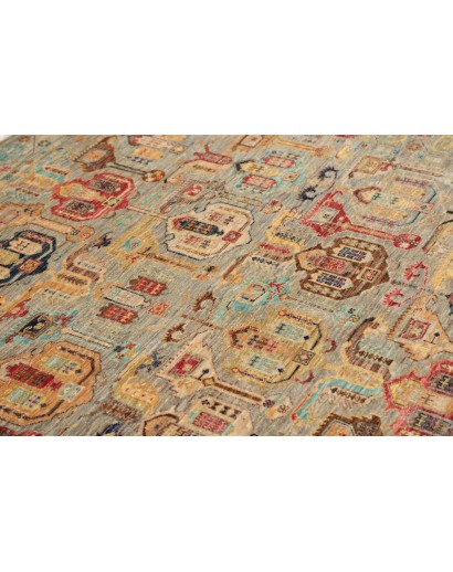 Tappeto Tribal Pakistan marrone grigio 148x186